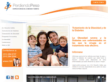 Tablet Screenshot of perdiendopeso.com